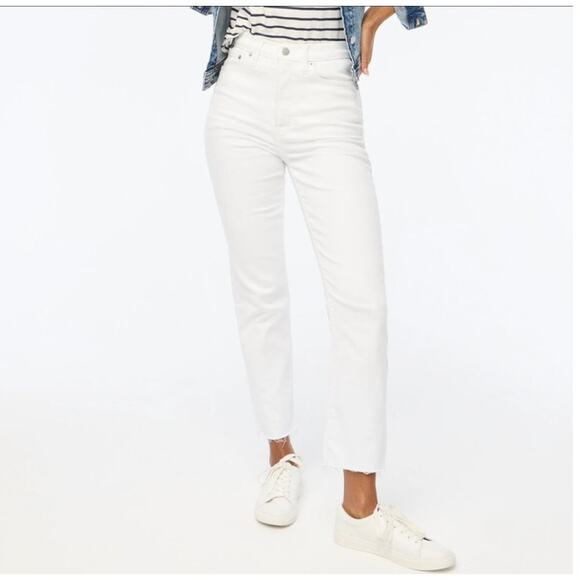 J Crew Stovepipe Straight High Rise Signature Stretch Jeans US Women's 30 New - Picture 1 of 7
